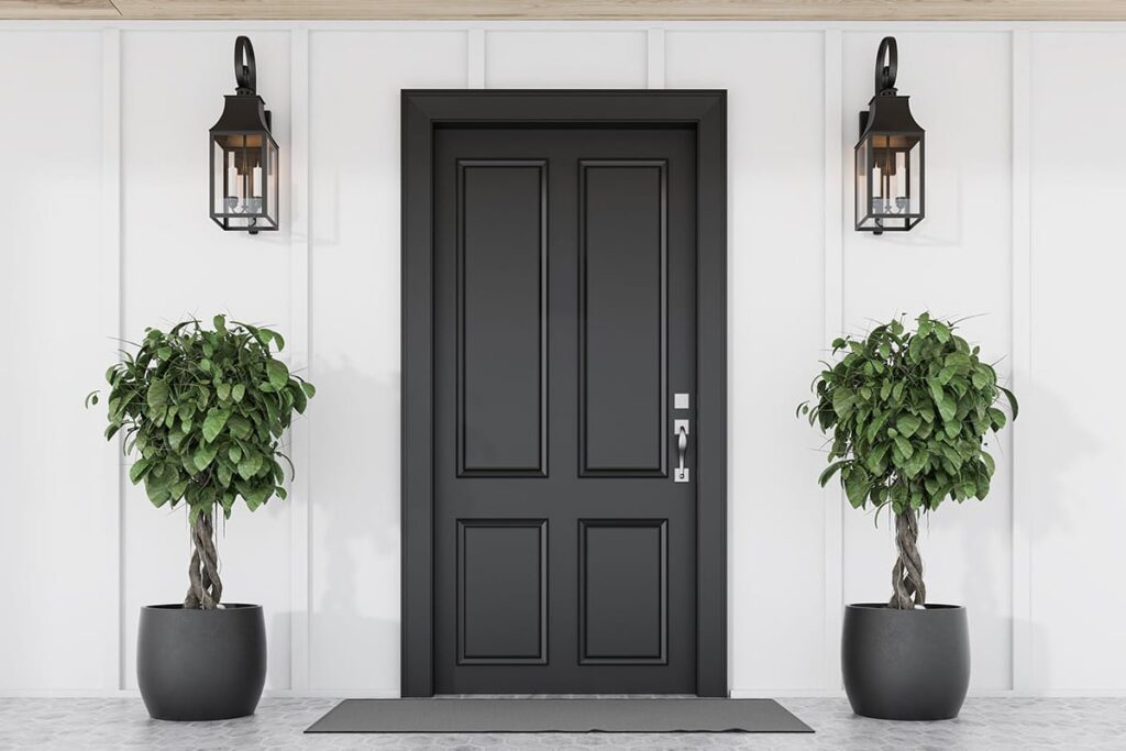 black door